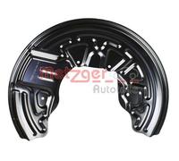 METZGER 6115228 Lamiera paraspruzzi, Disco freno per AUDI