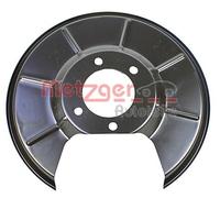 METZGER 6115262 Lamiera paraspruzzi, Disco freno per FORD