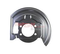 METZGER 6115377 Lamiera paraspruzzi, Disco freno per NISSAN