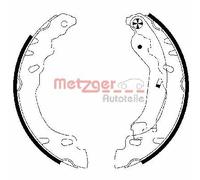 METZGER MG 828 Kit ganasce freno per FIAT,FORD
