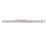 METZGER Tubo Del Freno Adatto Per Ford Capri III 2.3 Super 2.8 2.0