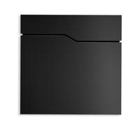 Metzler Cassetta Postale Design Minimalista | Nero Profondo RAL 9005 | Hoffmann