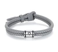 Metzm Braccialetti in corda incrociata in silicone per uomini e donne, regolabili e impermeabili da uomo in gomma sportiva braccialetto gioielli regali, one size, Silicone, Nessuna pietra preziosa