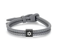 Metzm Braccialetti in corda incrociata in silicone per uomini e donne, regolabili e impermeabili da uomo in gomma sportiva braccialetto gioielli regali, one size, Silicone, Nessuna pietra preziosa