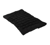MEUBLE COSY Futon Portatile Pieghevole a 2 posti, Materasso 135 x 190 x 10 cm, Nero