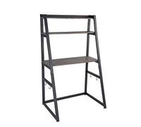 MEUBLE COSY Libreria con Scrivania a 2 Ripiani 4 Ganci Mensola Industriale per Ufficio, Soggiorno, Camera da letto, Cucina