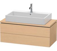 Meuble sous-lavabo Duravit L-Cube pour console, Compact, suspendu, 2 tiroirs, 1020x400x477mm, LC580903030, LC580903030, Colorazione: Rovere naturale decorativo