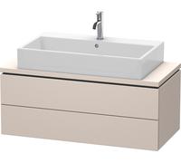 Duravit Meuble sous-lavabo L-Cube pour console, largeur 1020mm, profondeur 477mm, 2 tiroirs LC68230, LC580909191, LC580909191, Colorazione: Taupe Decor