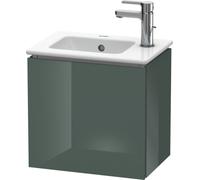 Meuble sous-lavabo Duravit L-Cube suspendu, 1 porte, charnière à droite, 420mm, pour Me by Starck 072343, LC6272R3838, LC6272R3838, Colorazione: Laccato lucido Grigio Dolomiti Grey