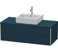 Meuble sous-lavabo Duravit XSquare 120,0 x 54,8 cm, 2 tiroirs, XS491209898, XS491209898, Colorazione: Laccato opaco seta blu notte