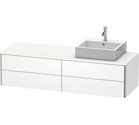 Meuble sous-lavabo Duravit XSquare 160,0 x 54,8 cm, 4 tiroirs, XS4914R1818, XS4914R1818, Colorazione: Bianco opaco Decor bianco opaco