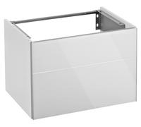KEUCO ROYAL REFLEX meuble sous-lavabo, 1 tiroir frontal, 646x450x487mm, 34050130000, 34050130000, Corpo/Fronte: Titanio laccato seta opaca / Titanio vetro opaco