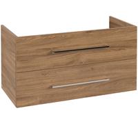 Meuble sous-lavabo Villeroy & Boch Avento, 2 tiroirs, largeur 980mm, A89200RH, A89200RH, Colorazione: Quercia del Kansas