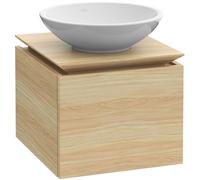 Meuble sous-lavabo Villeroy & Boch Legato B567, 600x380x500mm, centre lavabo, éclairage LED, B567L0DH, B567L0DH, Colorazione: Bianco Lucido