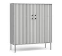 Meublorama Bar, Credenza, Libreria a 4 Porte - Sala da Pranzo - Collezione Isis