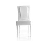 Meublorama Sedia Urban in Similpelle Bianca, Dimensioni: H99 x L46 x P63 cm, Ideale per Una Sala da Pranzo Moderna e di Design.