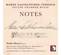 Mario Castelnuovo-Tede Mario Castelnuovo-Tedesco: Notes - Guitar Chamber Mu (CD)