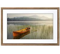 Meural di Netgear MC321HW, Quadro digitale HD 21.5 pollici che mostra immagini e fotografie in modo realistico, cornice in legno di noce 16x24