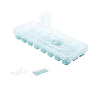 Mevbeyy Vassoio per cubetti di ghiaccio 24 Grid, 2 colori tra cui scegliere (blu)