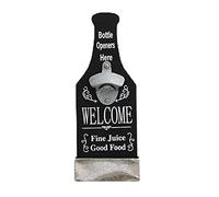Mevbeyy Wall Mounted Bottle Opener, Cast Iron Beer Opener For One Hand Use (1)