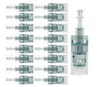 MEVERLA Dr. Pen Ultima M8 Cartucce di ricambio - punte autentiche per rinnovamento cutaneo per Dr. Pen modello M8, 16 cartucce usa e getta micro-tip