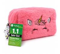 Mevsim Store Astuccio Hello Kitty, per ragazze, in peluche, giallo, astuccio e astuccio per bambini, scuola e viaggi, astuccio per cosmetici e custodia, Unicorn, 1 Pack, unicorno