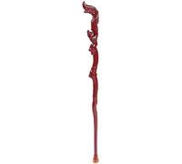 MEVZHH Bastinir Camminare, Canna, Passelle Anziane, Bastper Camminare in Legno Massiccio, Camminatore, Maniglia Curva in Palissandro Scolpimento Cavo 90Cm Lungo Disponibile Come Necessario Troncato da