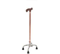 MEVZHH Bastinir Camminare,Crutchr Camminare - Vecchio Uomo Quattro Piedi Regolabili Crutch Lift Quattro Artiglie Walkistick,Bronzo Presente