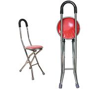 MEVZHH Bastinir Camminare, Poltrpasseggiata Anziani Bastpieghevole Treppiede Bastoni Mual Triangolo Ritrattabile Sgabello Passelle Presenti