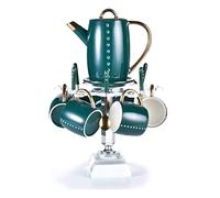 MEVZHH Bollitorir Stufa, Set Di Tè D'Epoca, Set Di Tè in Ceramica Europea a 8Zzi Set Di Tè in Porcellana Set Di Tè con Set Di Tazza da Caffè Inlo Set Di Tazza da Tè Phnomnh Set Di Tè Pomeridiano, Fest