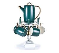 MEVZHH Bollitorir Stufa, Set Di Tè D'Epoca, Set Di Tè in Ceramica Europea a 8Zzi Set Di Tè in Porcellana Set Di Tè con Set Di Tazza da Caffè Inlo Set Di Tazza da Tè Phnomnh Set Di Tè Pomeridiano, Fest