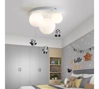 MEVZHH Candelabri, D55 cm Candelabro Led Camera da Lettorni Panda Gigantepada a Sospensimoderna Stanza da Lettondente 3 Luci G9 Cartanimato Ragazzi e Ragazze Illuminazidecorativapada a Sospensione