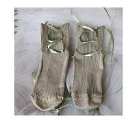 MEVZHH Dolcetube Calzine Loli Sorella Morbida Calzini a Cravatta,Mezzi Calzini/Verde/a Tlia