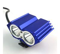 MEVZHH Faro Della Bicicletta 2000 Lumens 8800Mah Fari Ciclistici Impermeabili Super Luminosi Ricaricabili Della Luce Anteriore Della Biciclettar Tutte Le Biciclette Di Strada Di Montagna/Blu