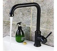 MEVZHH Faucetsque Ottcollo Alto Cucina Lavandino Rubinetto il Monte Coperto con Rubinetto Di Lavandino a Bocchetto Giratorio Caldodo/Brozne Cepillado.Presente