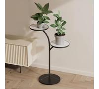 MEVZHH Fiore Stand,Standr Piante Interne Ed Esterne,Fiore in Vaso in Metstand,Standr Piante,Alto Fiore Stand Angolo Fiore Stand Adattor Terrazza Giardino Soggiorno Balccamera da Letto Bianco/A5/29*71C