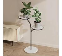 MEVZHH Fiore Stand,Standr Piante Interne Ed Esterne,Fiore in Vaso in Metstand,Standr Piante,Alto Fiore Stand Angolo Fiore Stand Adattor Terrazza Giardino Soggiorno Balccamera da Letto Bianco/A6/29*71C