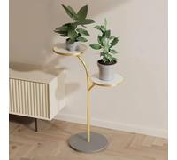 MEVZHH Fiore Stand,Standr Piante Interne Ed Esterne,Fiore in Vaso in Metstand,Standr Piante,Alto Fiore Stand Angolo Fiore Stand Adattor Terrazza Giardino Soggiorno Balccamera da Letto Bianco/A7/29*71C
