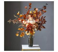 MEVZHH Fiori Artificiali, Mazzo Di Simulaziwtravel Props Retro Fiore Florale Decorazidella Casa Decorazimorbida (Con Bottiglia) Adattor Sale D'Arte, Soggiorno, Famiglia Fiori Falsi/Di B