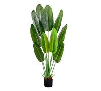 MEVZHH Fiori Artificiali Piante Artificiali Pianta Artificiale Simulata Banana da Viaggio, Piante Simulate da Interno Ed Esterno in Vasor Casa Ufficio Regalorfettor L'Inaugurazidella Casa, Altezza 90