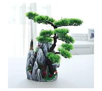 MEVZHH Fiori Artificiali, Piante Artificiali Simulano Pini Artificiali Che Crescono Vicino Alla Roccia, Piante False Alte da 14 Pollici, Utilizzater Albero Di Simulaziornamentale All'Interno e All'Ape