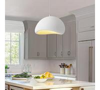 MEVZHH Lamadari,Da a Sospensiscandinava -Adario Moderno Wabi-Sabi Regolabiler L'Isola Della Cucina e la Sala da Pranzo E27 in Cemento in Calcestruzzo in Beige e Bianco