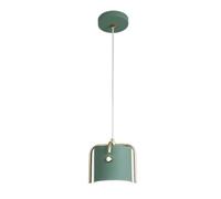 MEVZHH Lampadari, Cascina Appendicante Luce Home Decor Creativopada in Metconpada a Sospensie27 Base Creativapada E27 Single Head Cagepadar Cucina, Camera da Letto, Sala da Pranzo, Ristorante/Verde