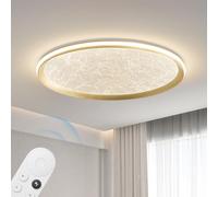 MEVZHH Lampadari, Luce a Soffitto Rotonda Moderna Led Luce a Soffitto Infinitamente Dimmabile con Telecomando Luce a Soffitto Recessa Adattar Camera da Letto Soggiorno Ristorante Corridoio Ufficio Lou