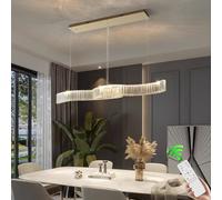 MEVZHH Lampadari, Luce a Sospensiinlo Moderno Mezzo Secolo Decorazinordica Tavolo da Pranzopadario Dimmabile Led Illuminazichic Creativa Lineare Regolabile in Altezzapada a Sospensione/L100Cm
