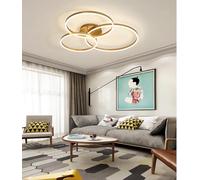 MEVZHH Lampadari, Luci a Soffitto a Led Modern Dimmabile Soggiornopada a Soffitto Rotonda Luci Del Soggiornopada a Soffitto Della Camera da Letto Temperatura Del Colore Regolabile Luci da Pranzo Incas