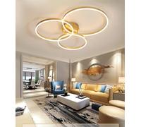 MEVZHH Lampadari, Luci a Soffitto a Led Modern Dimmabile Soggiornopada a Soffitto Rotonda Luci Del Soggiornopada a Soffitto Della Camera da Letto Temperatura Del Colore Regolabile Luci da Pranzo Incas