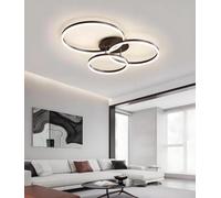 MEVZHH Lampadari, Luci a Soffitto a Led Modern Dimmabile Soggiornopada a Soffitto Rotonda Luci Del Soggiornopada a Soffitto Della Camera da Letto Temperatura Del Colore Regolabile Luci da Pranzo Incas