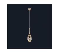 MEVZHH Lampadari, Mid Century Modern 2-Light Nero Oro Lungopada a Sospensiv-Intage Mi-Nipada a Sospensibolla Di Vetro Luce a Sospensicompatibile con Cucina Isola Soffittopadario Foyer Scala Essere Pre