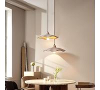 MEVZHH Lampadari, Moderna Wabi-Sabi Sospensiluce -Da a Sospensia Fiore in Cemento E27 Regolabiledarioico in Cementor la Cucina Isola Sala da Pranzo Camera da Letto Arredamento Soggiorno